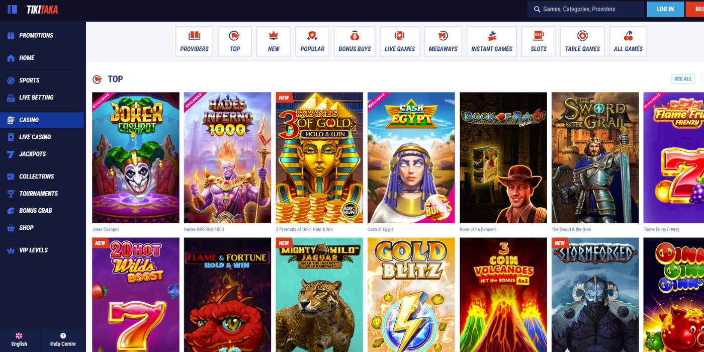 tikitaka casino games not on gamstop